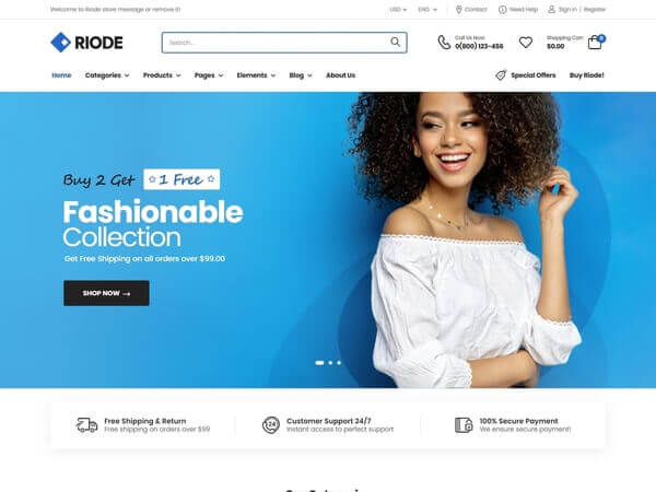 Riode html5 template demo-1