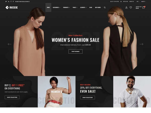 Riode html5 template demo-10