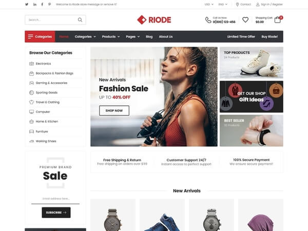 Riode html5 template demo-14