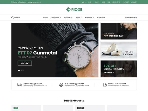 Riode html5 template demo-16