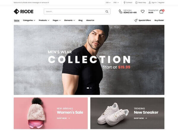 Riode html5 template demo-2