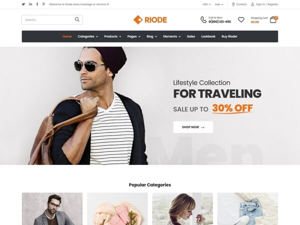 Riode react template demo-9