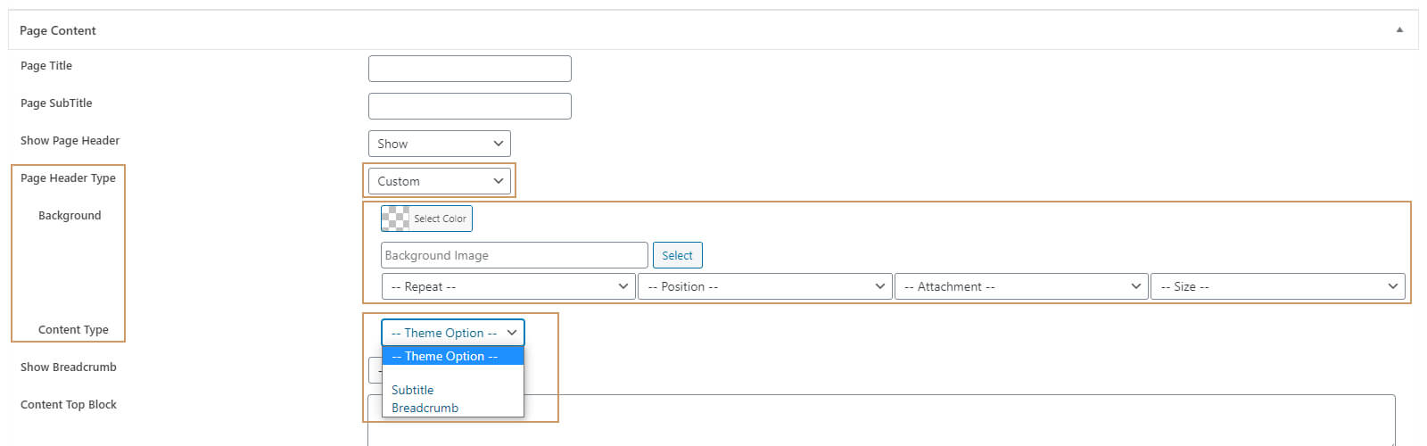 Page / Post Options – Molla WordPress Documentation