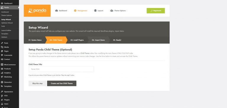 Child Theme – Documentation