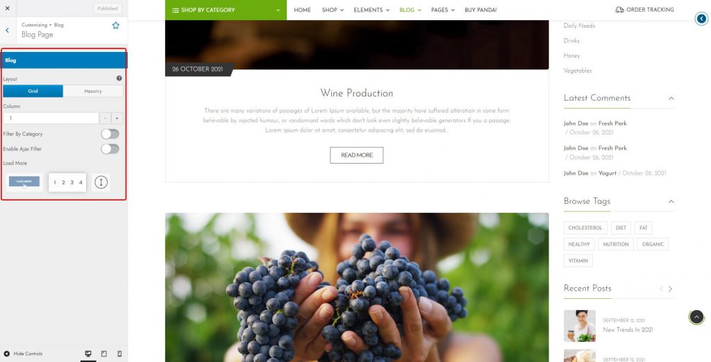 Blog Page