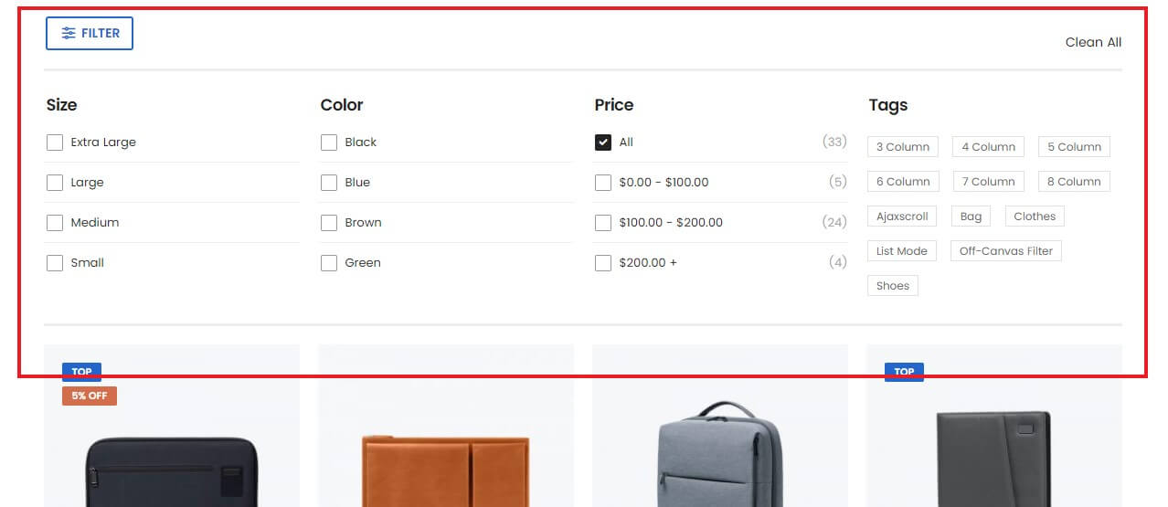 Widget Areas – Documentation
