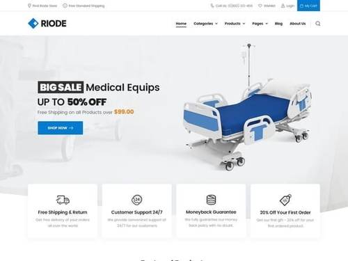 Riode WordPress Medical Template