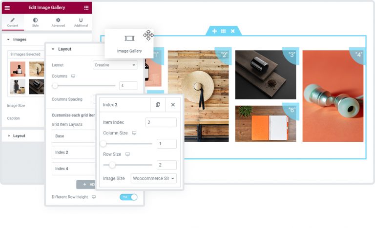 Image gallery element – Elements