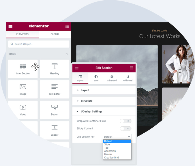 Creative grid element – Elements