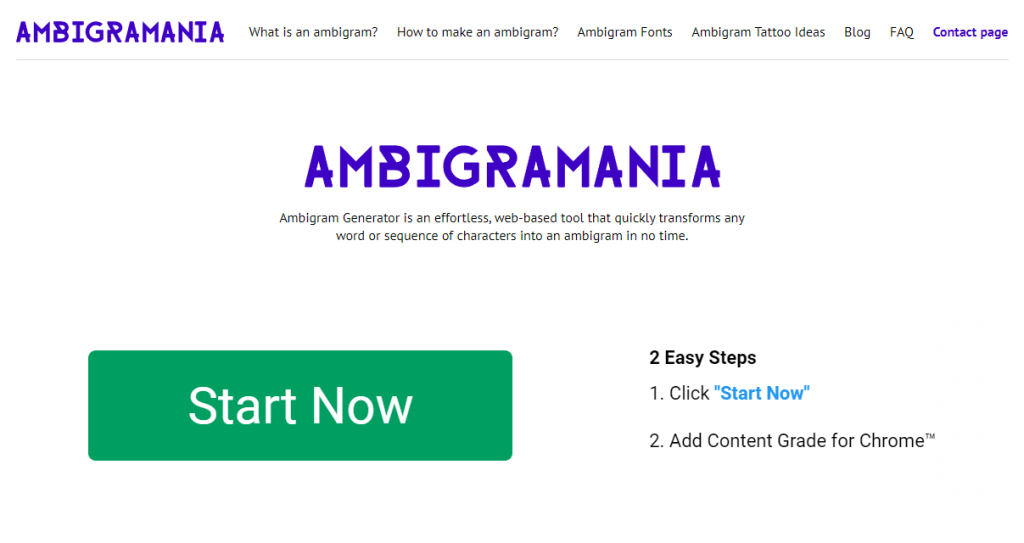 What is an Ambigram?