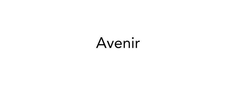Avenir