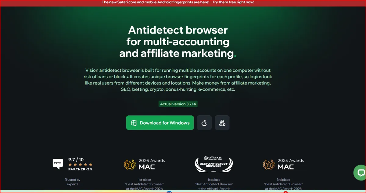 Best Antidetect Browser for Multi-Account Management in 2026: Browser.Vision Features Explained